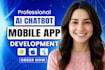 do ai app development for ios mobile app and android app as flutter developer