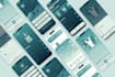 design modern mobile app UI UX for ios and android in figma