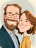 do couple caricature illustration for you