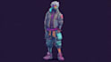 design anime character , cyberpunk character