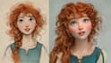 do disney cartoon portrait