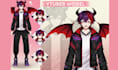 design live2d model anime 2d vtuber model custom vtuber model 3d vtuber rigging