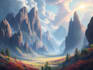 design amazing fantasy landscape environment art