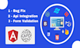 fix angular and angularjs bugs and integrate apis