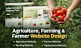 design agriculture website, farming website, farmer website, wordpress website