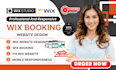 wix website redesign wix website design  wix booking system appointment website