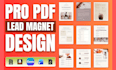 do workbook, PDF lead magnet design, journal book, canva book design