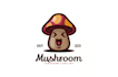 create wonderful eye catching mushroom logo