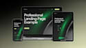 build modern landing page website with high conversion design