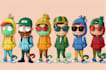 design cartoon characters for nft collections with metadata