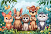 draw cute and detailed illustration