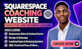 build modern squarespace business coaching website design and landing page