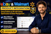 integrate products ebay walmart va services using codisto for bulk upload