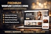 design a premium webflow ecommerce store with conversion focused UI UX