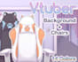 draw vtuber nsfw, anime vtuber, chibi vtuber, vtuber background, vtuber asset