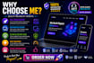 build custom website, full stack web development, frontend and backend