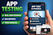 provide 12 testers for google play closed testing app user testing 12 app tester