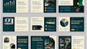 design real estate design pitch deck, property slides, investor presentation