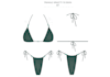 design swimwear technical flats and tech packs