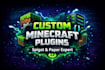 develop custom minecraft plugins and forge fabric mods for servers