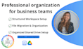 design a professional google shared drive architecture