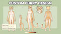 draw furry art, fursona, anthro oc, reference sheet nsfw sfw