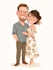 make an awesome couple caricature