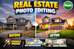 do professional real estate photo editing hdr blending