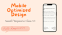 design and develop a clean, responsive blog website