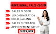 sales closer, sales representative, high ticket sales close