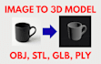 convert your image into a 3d model