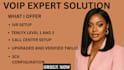 setup voip call center system inbound outbound and fix issues
