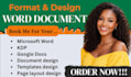 do microsoft word formatting