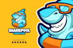 do modern creative awesome shark logo