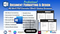 do ms word formatting google doc manuscript formatting PDF to ms word KDP upload