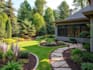 a harmonious landscape backyard design as a landscape architect