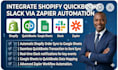 shopify orders quickbooks google sheets slack notifications zapier workflow