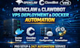 setup openclaw clawdbot install openclaw ai assistant vps docker deployment