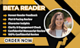 beta read romance beta reader horror thriller beta reader fantasy beta reading