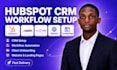 do hubspot crm workflow onboarding website landing page zapier n8n integration