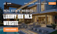build luxury idx website redesign real estate website design luxury idx website