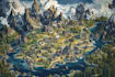 do map illustration map design fantasy map maker
