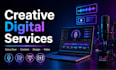create digital content and voice over