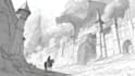 draw a fantasy sketchy illustration