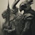 create dark fantasy horror character art