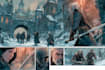 illustrate comic book pages and panels