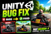 fix unity bugs, errors, and c sharp script issues
