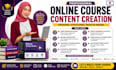 do online course content creation, kajabi online course, and course curriculum