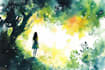 design a watercolor illustration