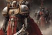 create warhammer fantasy space marine style illustration